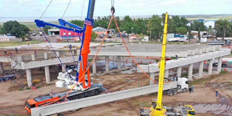 Continúa la construcción de la autopista paso urbano por Bahía Blanca