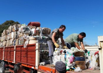 Se entregaron más de siete toneladas de material reciclado en el distrito