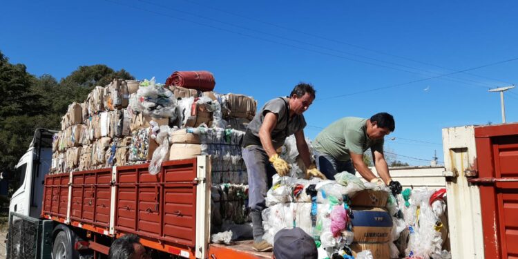 Se entregaron más de siete toneladas de material reciclado en el distrito