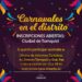Continúan abiertas las inscripciones para participar de los Carnavales 2022
