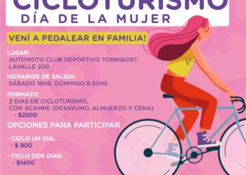 Se viene un Cicloturismo por el Día de la Mujer