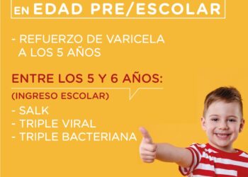 Recuerdan la importancia de la vacunación para el ingreso escolar 2022
