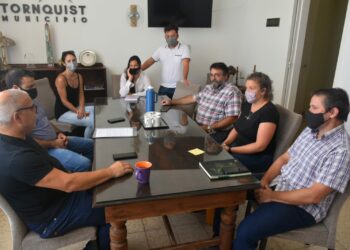 Arbolado público: Visitó el distrito un funcionario provincial y fue presentada la nueva profesional a cargo del área en Tornquist (fotos y notas en video)