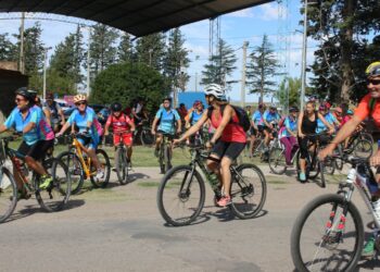 Se desarrolló la primera jornada de Cicloturismo por el Día de la Mujer (fotos y videos)