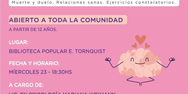 Brindarán un taller de autogestión de las emociones