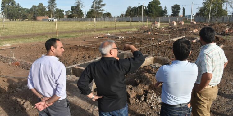 Avanza la construcción de las 29 viviendas en Saldungaray