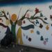 En Villa Ventana se realizó un mural por el Día Mundial de la Concientización sobre Autismo (video y fotos)
