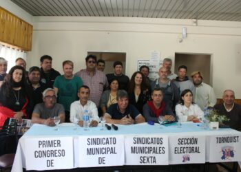 Ruben “Cholo” García presidió en Tornquist una reunión regional de Sindicatos Municipales