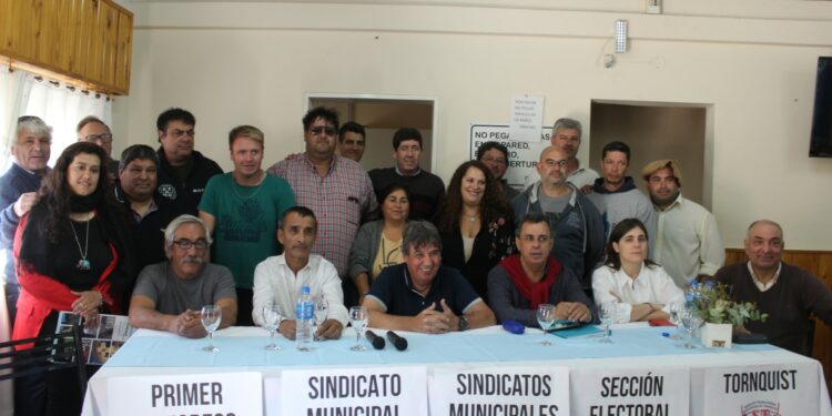 Ruben “Cholo” García presidió en Tornquist una reunión regional de Sindicatos Municipales