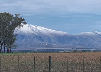 La nieve nos regaló otra postal del otoño (fotos y video)