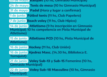 Se desarrolla la Etapa Municipal de los Juegos Bonaerenses 2022