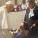 El emotivo encuentro de Candela Calabrese y su familia con el Papa Francisco