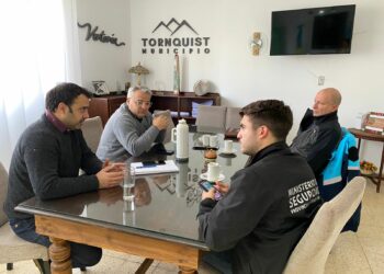 Funcionarios del Ministerio de Seguridad visitaron el distrito