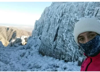 Las increíbles fotos del techo de la provincia de Buenos Aires cubierto de nieve