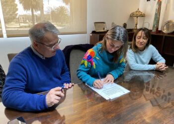 Bordoni y la Secretaria de Abordaje Integral de la Nación convalidaron el convenio Abrazar y recorrieron instituciones