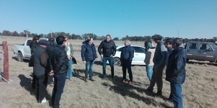 Bordoni recorrió el Parque Industrial junto a productores locales
