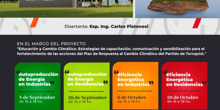 Se brindará una nueva charla sobre eficiencia energética destinada a las Industrias