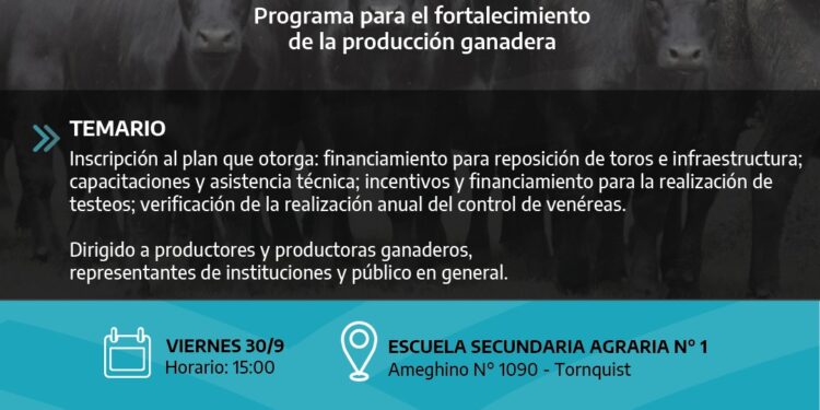Se presentará el programa Ganado Bonaerense 6X6
