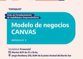 Continúa en Tornquist el Ciclo Fortalecimiento de Habilidades Emprendedoras
