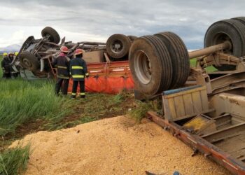 Una persona falleció en un vuelco registrado en la RN 33