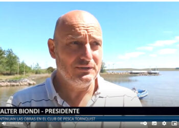 Continúan las obras en el Club de Pesca Tornquist (video y fotos)