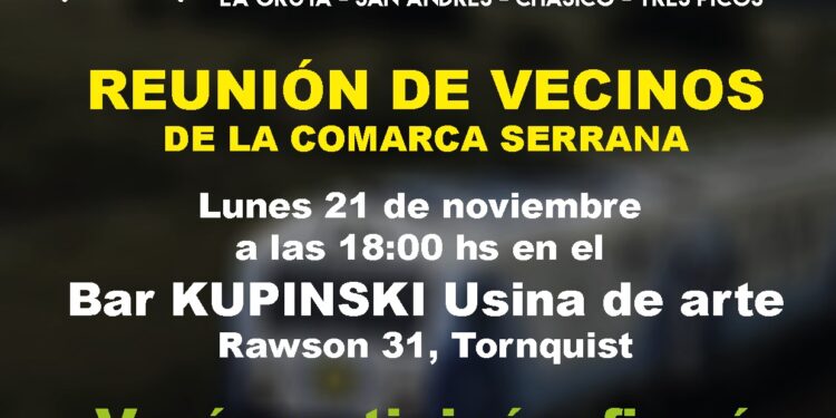 ¡QUE VUELVA EL TREN! Convocan a una reunión de vecinos en Tornquist