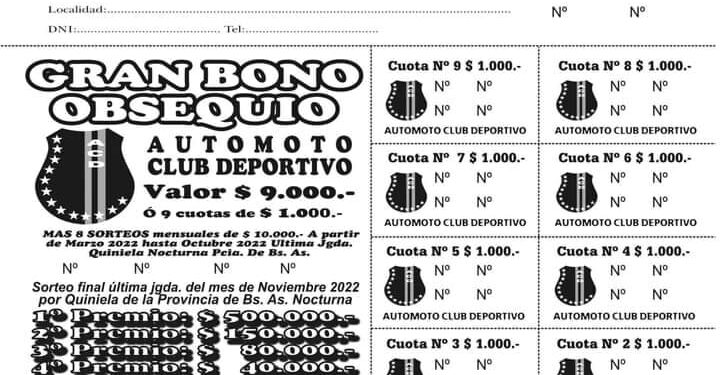 Cristian Ferreyra ganó el premio mayor del Gran Bono Obsequio de Automoto