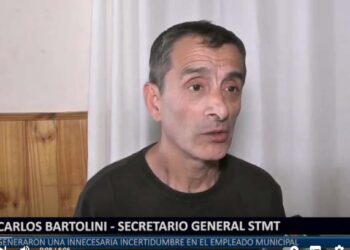 Carlos Bartolini: Bono de fin de año “Generaron una innecesaria incertidumbre en el empleado municipal”