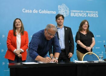 Bordoni firmó con Kicillof el convenio de adhesión al programa ‘Municipios por la igualdad’
