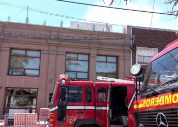 Toque de sirena: Los Bomberos fueron convocados por un principio de incendio en la terraza de In Time