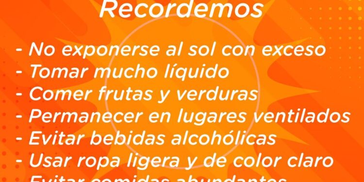 Recomendaciones para evitar el golpe de calor