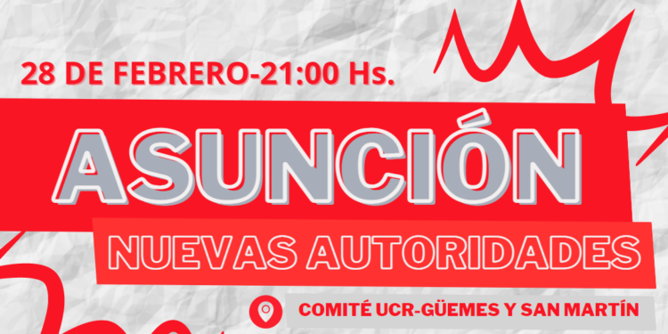 Asumen las nuevas autoridades de la UCR.