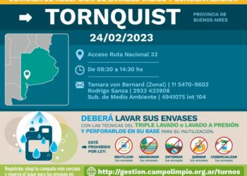 Habrá una nueva jornada de recepción de envases vacíos de fitosanitarios