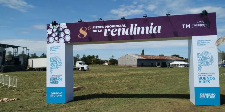 Todo listo para la 8va. Fiesta Provincial de la Vendimia (VIDEO)