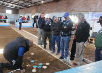 Torneo Regional de Tejo: Con canchas a pleno se juega en el Centro de Jubilados de Tornquist