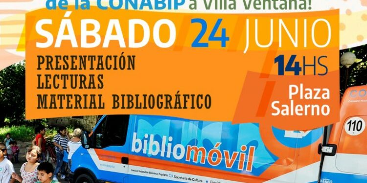 Llega a Villa Ventana la Bibliomóvil de la CONABIP