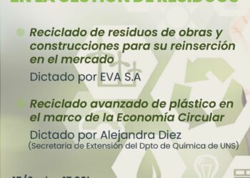 Se viene una jornada abierta de Economía Circular en la Gestión de Residuos