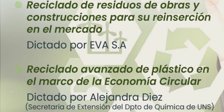 Se viene una jornada abierta de Economía Circular en la Gestión de Residuos