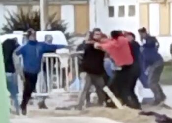 Hubo disturbios luego del partido Automoto y Racing