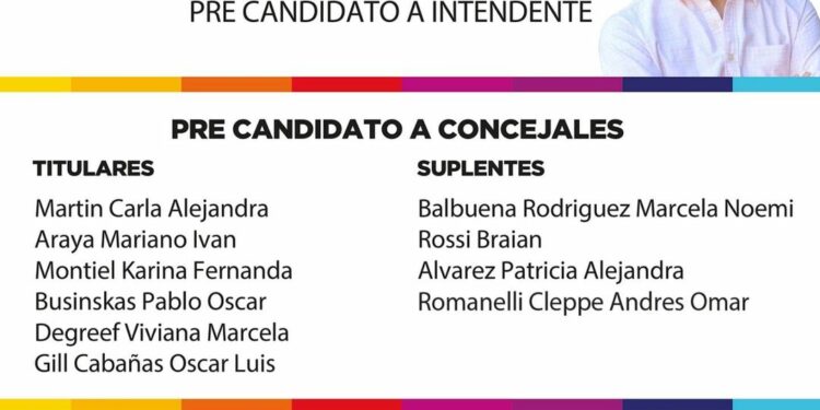 Leonardo Davis publicó su lista en las redes