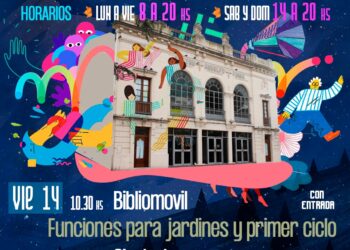 Actividades para todos los gustos durante las vacaciones de invierno en el Teatro Municipal, el Centro Cultural y la Bibliomovil