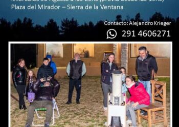 Sierra de la Ventana: El taller de Astronomía invita a observar la próxima “Súper luna azul”