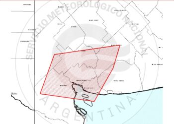 Alerta meteorológico por tormentas fuertes