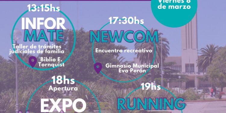 Tornquist: Expo Mostrarte, un taller y deporte en el Día Internacional de la Mujer