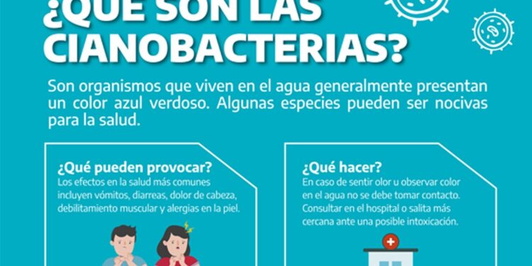 Alerta naranja por la presencia de cianobacterias en el Dique Paso de las Piedras