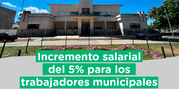 Quinto incremento salarial del año para los trabajadores municipales de Tornquist