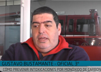 Oficial Gustavo Bustamante (ACBVT): Como prevenir intoxicaciones por monóxido de carbono