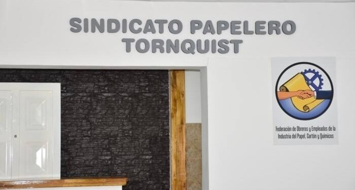 Comunicado del Sindicato Papelero Tornquist