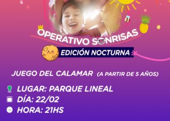 Llega la edición nocturna de ‘Operativo Sonrisas’ al Parque Lineal