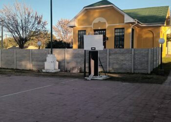 Lamentable hecho de vandalismo en la cancha de básquet de la Escuela Primaria de Sierra de la Ventana